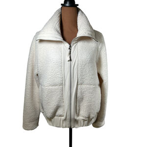 Banana Republic White Teddy Jacket